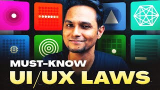 12 UIUX Laws You MUST KNOW 🧠  Become a UIUX Designer in 2024  Saptarshi Prakash [upl. by Englebert]