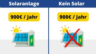 Lohnt sich Photovoltaik 2022  Überraschendes Ergebnis [upl. by Ilhsa]