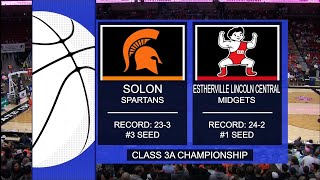 Class 3A  Estherville Lincoln Central Midgets vs Solon Spartans [upl. by Tamberg748]