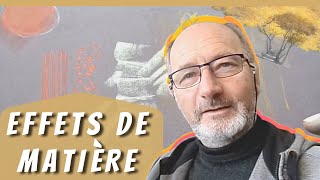 COMMENT REALISER DES EFFETS DE MATIERE AU PASTEL [upl. by Compton]