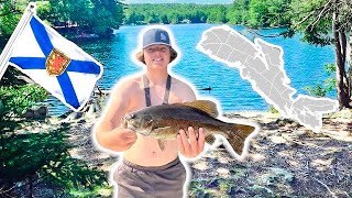 Unlocking Nova Scotias Smallmouth Bass Secrets Epic Fishing Expedition [upl. by Arikat]