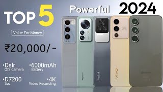 Top 5 Mobile Phones Under 20000  July 2024   5G  144Hz 3D OIS with 4K  Phone Under 20000 [upl. by Atidnan]