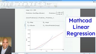 PTC Mathcad Prime  Linear Regression  Data Analysis [upl. by Hesoj689]