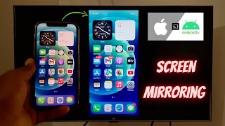 How To Screen Mirror And Connect iPhone With Smart TV Or Android TV [upl. by Asillem]