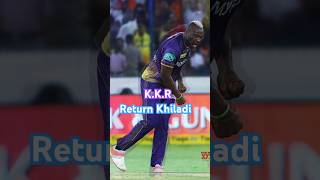 KKR return Khiladi🔥😍cricketlover cricketshorts bollwoodsongs [upl. by Ynavoj]