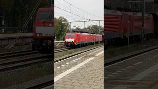 Twee maal BR 189 met ijzererts in Boxteltrainspotting [upl. by Eintihw]