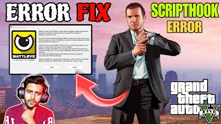 How to Disable BattlEye Launcher For GTA5 amp How to Fix Script hook V Critical Error  September 2024 [upl. by Sirah391]