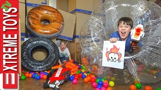 Sneak Attack Squad Team Renegade Nerf Obstacle Course Part 2 [upl. by Vergos196]