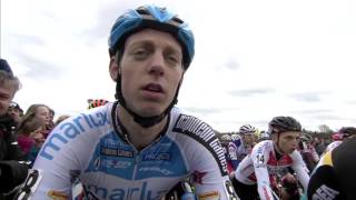 Cyclocross  Veldrijden 2015 16  BPost Bank Trophy Round 8  Sint Niklaas  Men [upl. by Bottali123]