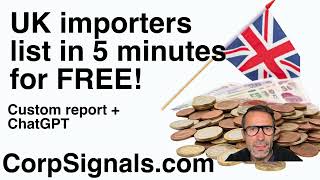 Getting UK importers list in five minutes [upl. by Melvyn]