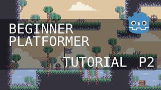 Godot 4 Tutorial  Beginner Platformer P2 [upl. by Ecaj]