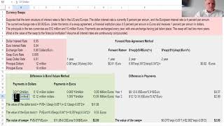 Valuing Currency Swaps Hull Swaps [upl. by Festa]