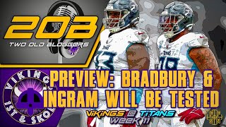 Vikings vs Titans Preview Bradbury amp Ingram Will Be Tested [upl. by Hepsiba]