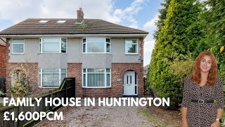 Chester Road Huntington £1600pcm [upl. by Zakaria779]