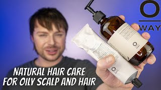 BEST NATURAL SHAMPOO FOR OILY HAIR  Natural Shampoo For Oily Scalp  OWAY Shampoo For Oily Hair [upl. by Aitnis]