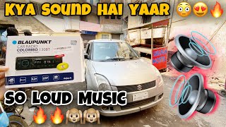 Installing Blaupunkt Colombo 130 BT Car Stereo In Swift 😍  So Loud Music🔥😳  Maza Aa Gaya 😍 [upl. by Etra]