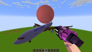 Huge Airplane vs 10000000 TNTs in Minecraft  LIVE [upl. by Azilanna]