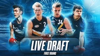 2024 AFL Draft  First Round LIVE [upl. by Michelina85]