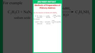 By the reaction of Azide with NaBH4  preparation of Amines  JEE  NEET  BITSAT [upl. by Lecrad]