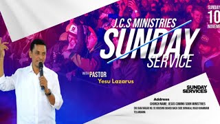 ONLINE SUNDAY SERVICE l 03 NOV 2024  Yesu Lazarus  JCS Ministries [upl. by Newton]