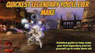 Easiest Legendary of your Life quickest way to build your first Guild Wars 2 legendary weapon [upl. by Kcirrag]