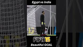 Egypt Goal vs India FIFA 15 Football Match FIFA 15 PC Game fifagameplay fifa football games [upl. by Sarita]