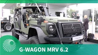 MercedesBenz unveils GWagon MRV 62 multirole vehicle [upl. by Forrest]