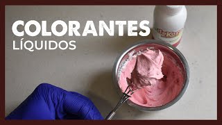 CÓMO USAR COLORANTES LÍQUIDOS  Dekora  Colorantes alimentarios para pastelería  Muy fácil [upl. by Celtic661]