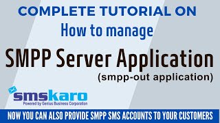 Complete tutorial of SMPP Out Applciation smpp Server applciation [upl. by Wheaton]