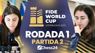 Copa do Mundo de Xadrez 2023  Rodada 12  BRASIL vem com tudo para passar de FASE [upl. by Ysak]