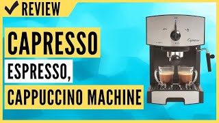 Capresso 11705 Stainless Steel Pump Espresso and Cappuccino Machine EC50 Review [upl. by Nnylear]