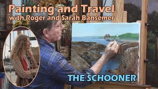 The Schooner  Painting and Travel [upl. by Auqcinahs]