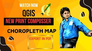 Qgis New Print Composer With Choropleth Map। Layout Preparation In Qgis and Export In PDF [upl. by Hamrah]