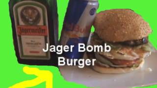 JAGERBOMB BURGER RECIPE [upl. by Hayila]