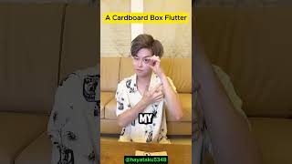 A Cardboard Box Flutter 📦🦋✨ shorts shortvideo trending viral creativity fun crafting [upl. by Craner]