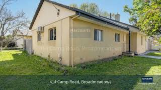 Investment Opportunity of a Lifetime  414 Camp Road Broadmeadows [upl. by Matta]