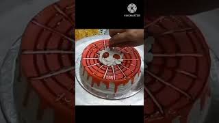 Bakery style cake design for beginners shortsfeed cakedesign cakedecorating shortsviralvideos [upl. by Hadria]