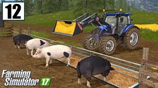 Hodowla świń  Farming Simulator 17 12  gameplay pl [upl. by Atteram]