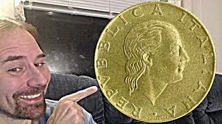 Italy 200 lire 1979 coin [upl. by Aihsenad745]