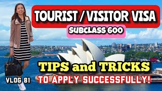 Tourist or Visitor Visa to Australia Subclass 600 [upl. by Stacey]