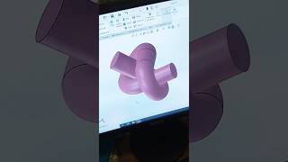 Trefoil knot गाँठ in Solidworks designed by our Student cadbychetan [upl. by Buna]