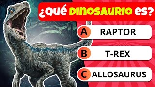 DINOSAURIOS 🦖🐾🦕¿ Cuánto sabes  Adivina el dinosaurio de Jurassic World🌴 [upl. by Rutan]