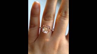 Rosados Box Eloise Morganite Engagement Ring [upl. by Toolis]