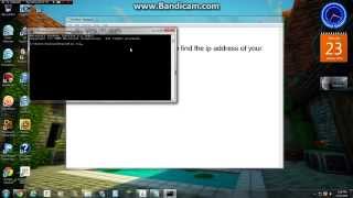 How to find your local ip address for your multiplayer MINECRAFT SERVER [upl. by Arinay482]