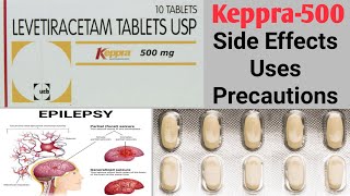 Keppra 500 tablet uses in hindi  Side Effect  Precaution  Midicine Hub [upl. by Amadeus446]