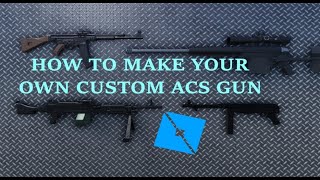 How to make your own custom acs 20 gun in Roblox Studio [upl. by Koss402]