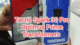 Tecno Spark 30 Pro 8128 PKR 41500  Optimus Prime  Transformers [upl. by Yelrehs948]