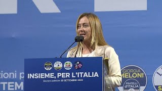 Elezioni italiane il comizio finale del centrodestra [upl. by Grider]