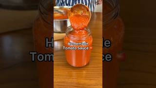 HOMEMADE TOMATO SAUCE 😍🍅 tomato recipe italy food foodie sauce [upl. by Evoy]