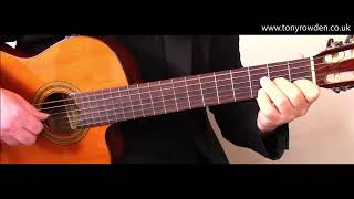 Taxman  Beatles fingerstyle guitar solo  link to TAB in description [upl. by Kerby465]